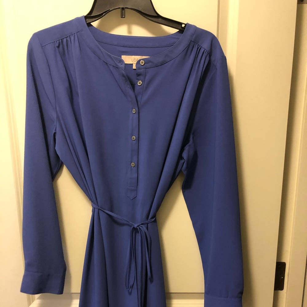 Periwinkle colored dress